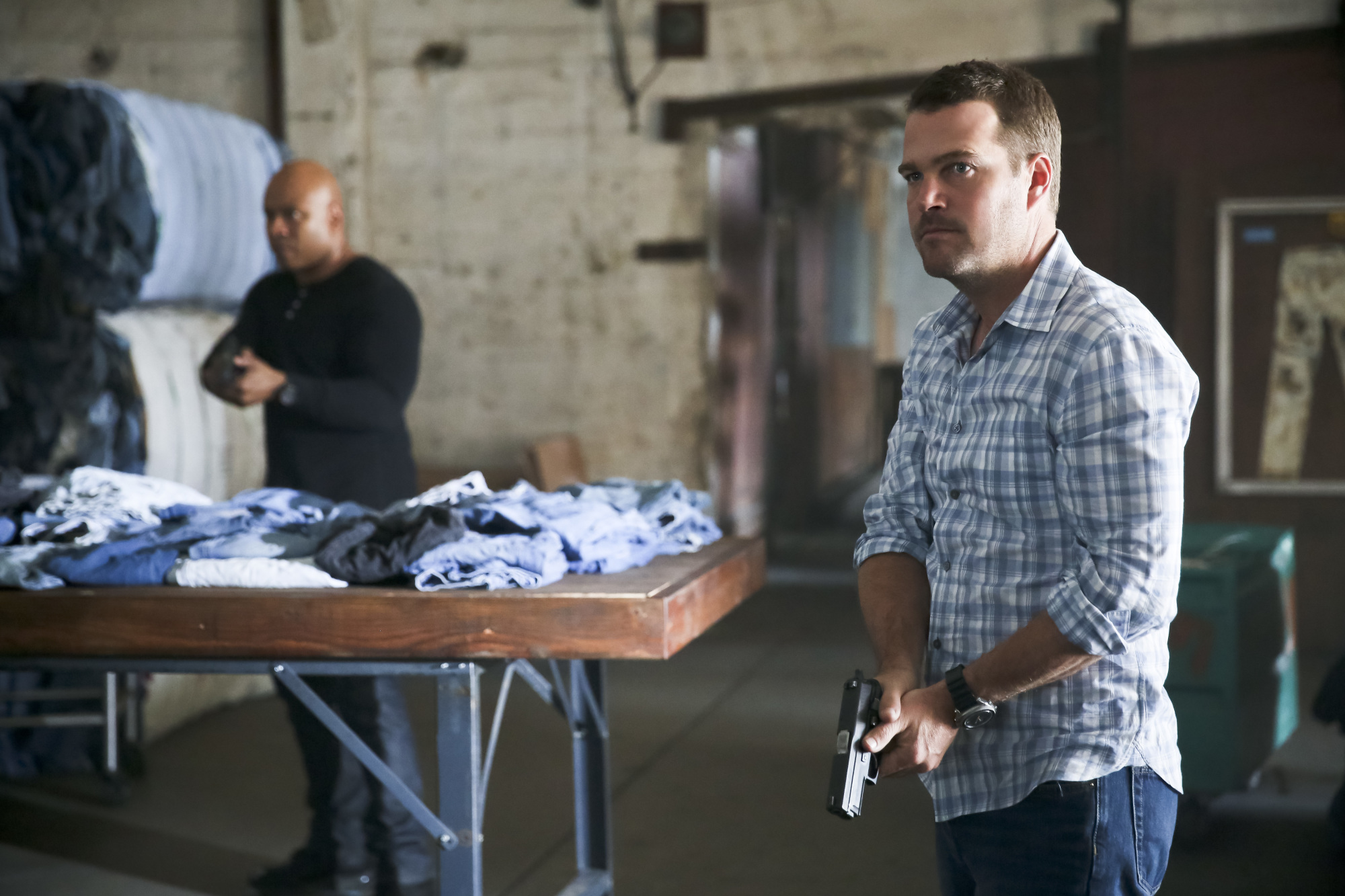 LL COOL J as Special Agent Sam Hanna and Chris O'Donnell as Special Agent G. Callen