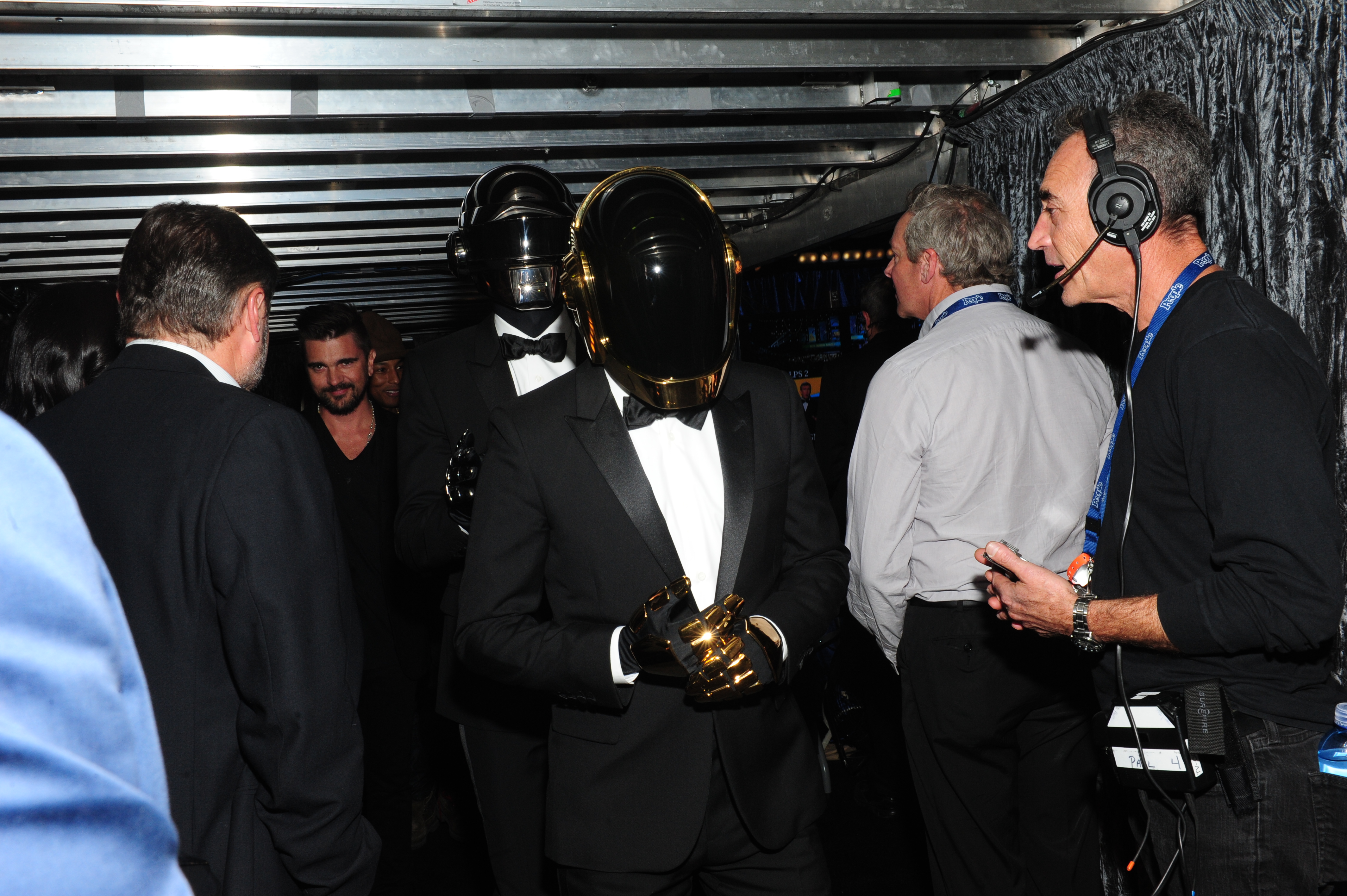 Daft Punk Backstage - GRAMMYs 2014- CBS.com