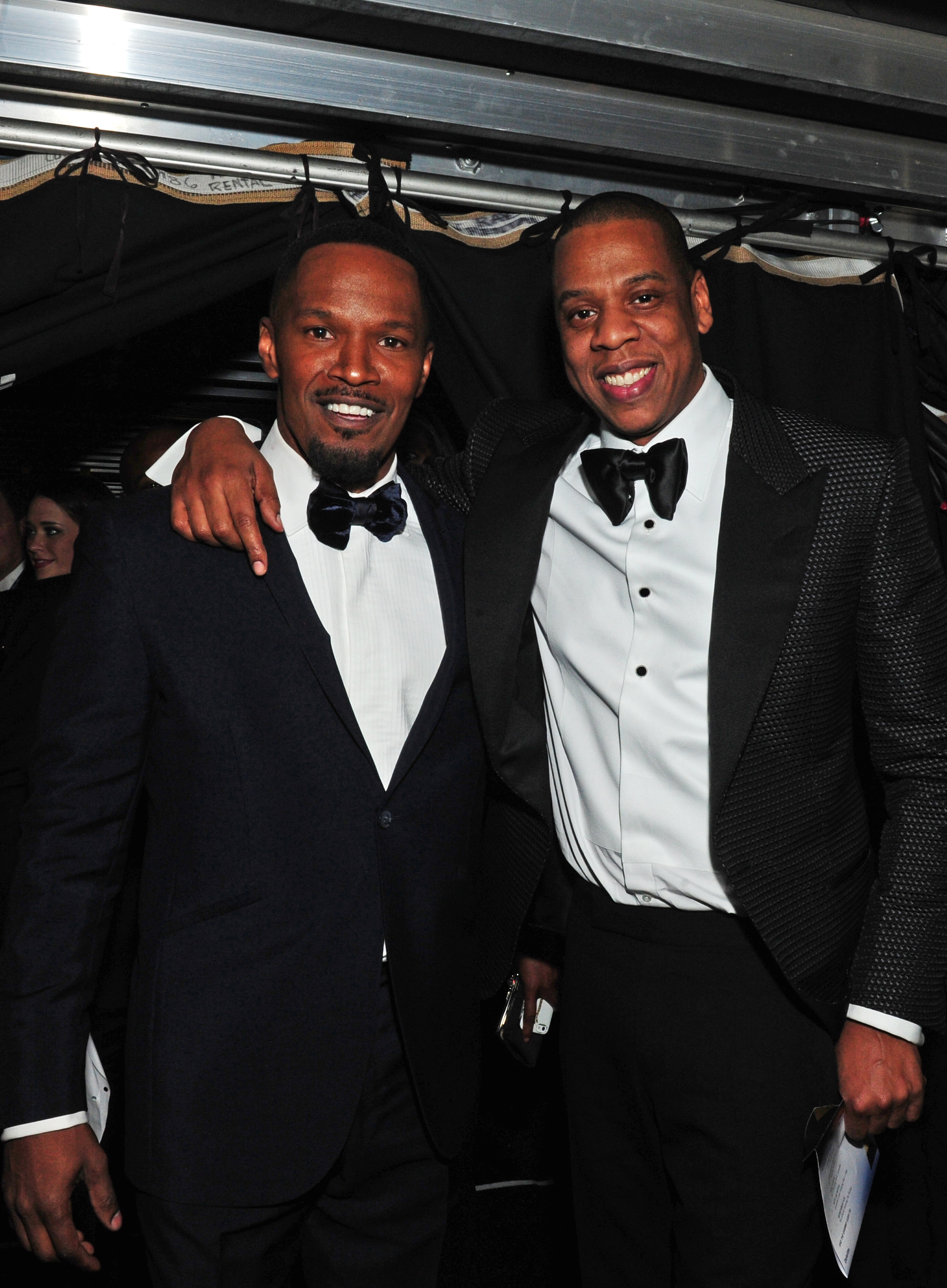 Jaime Foxx and Jay Z - GRAMMYs 2014 - CBS.com