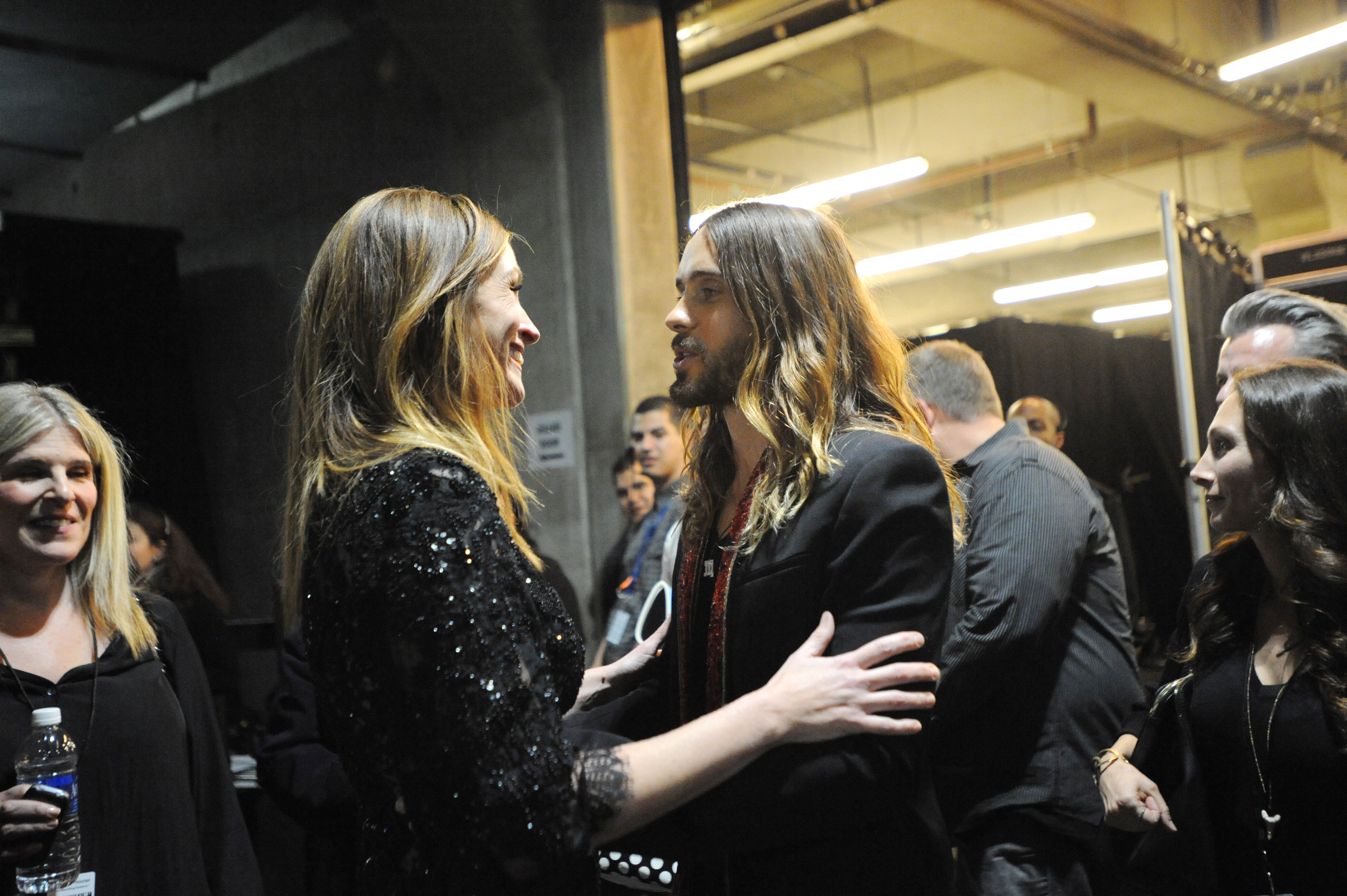 Julia Roberts & Jared Leto - GRAMMYs 2014 - CBS.com