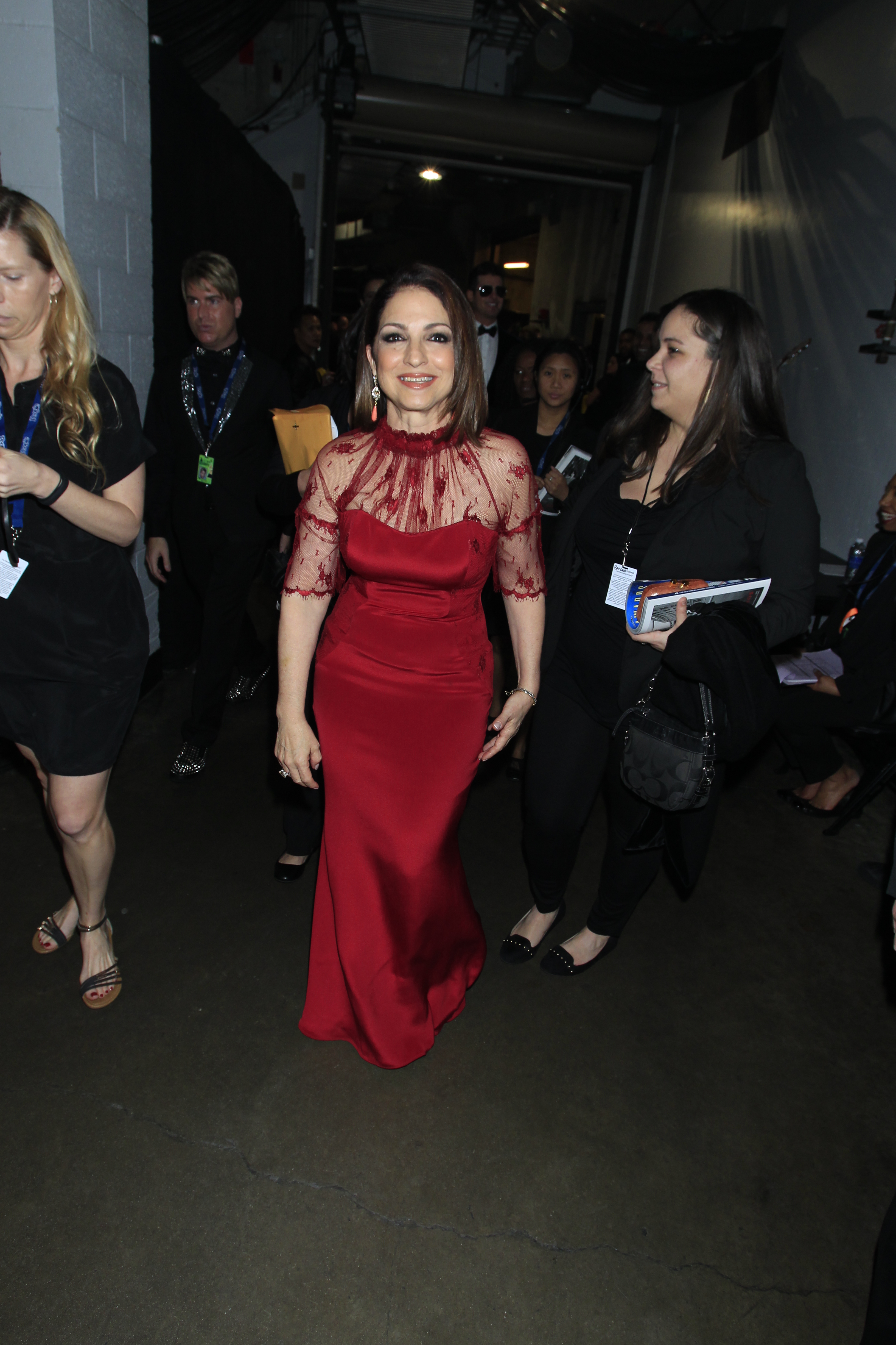 Gloria Estefan Backstage - GRAMMYs 2014 - CBS.com