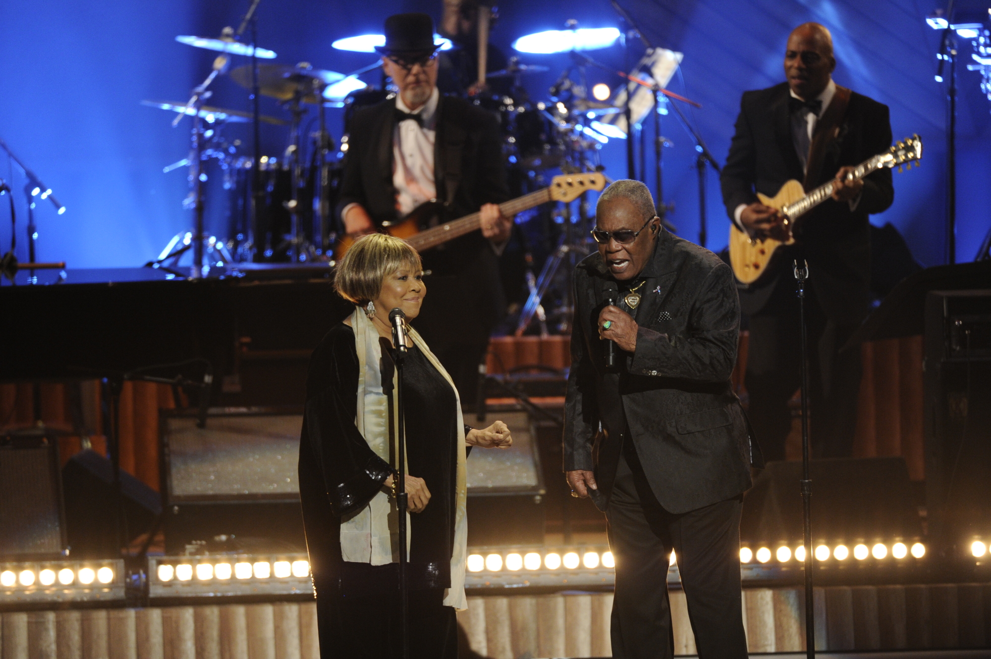 Mavis Staples and Sam Moore at the 37th Annual Kennedy Center Honors