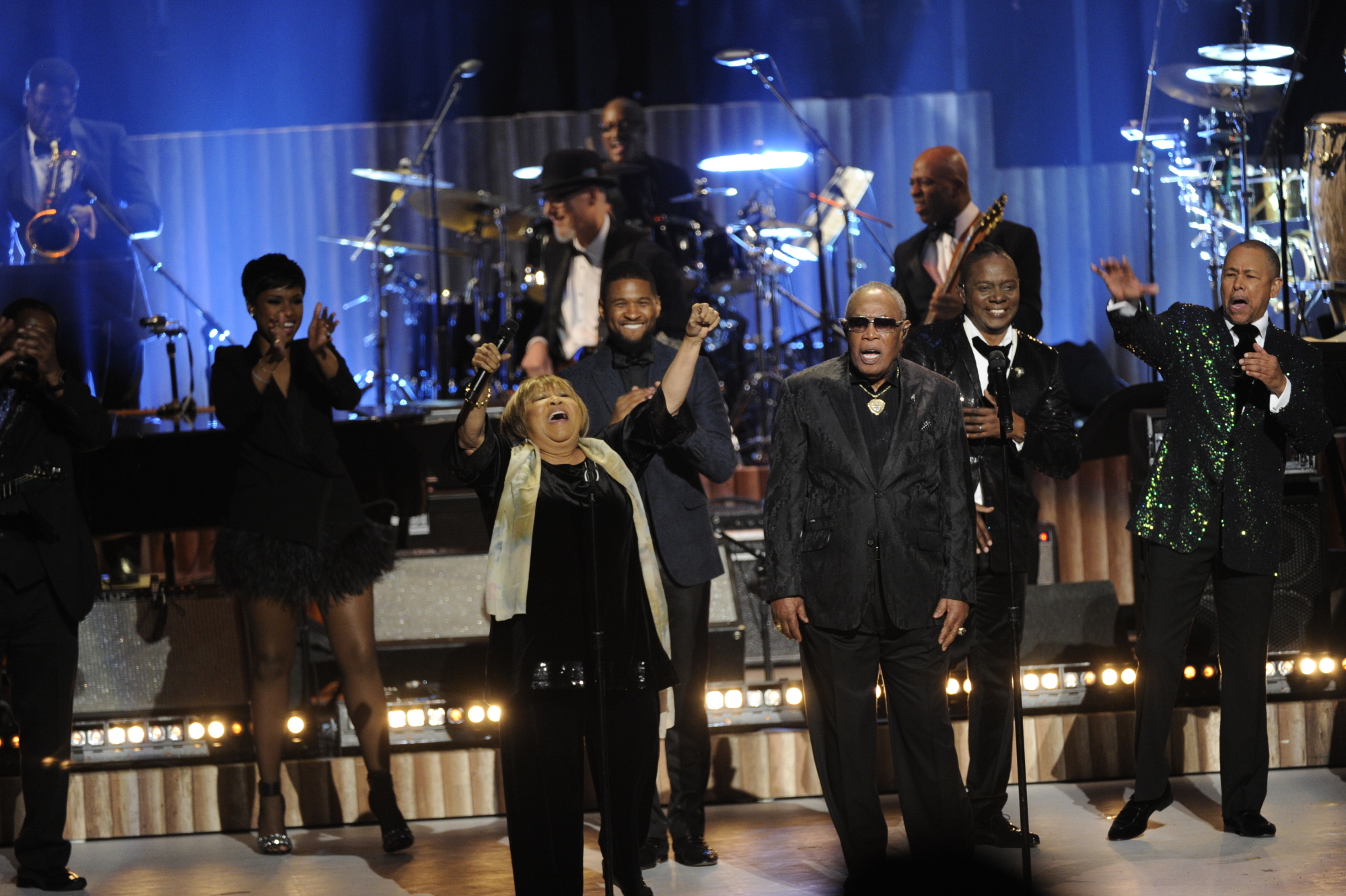 Jennifer Hudson, Mavis Staples, Usher, Sam Moore, and Earth, Wind, & Fire
