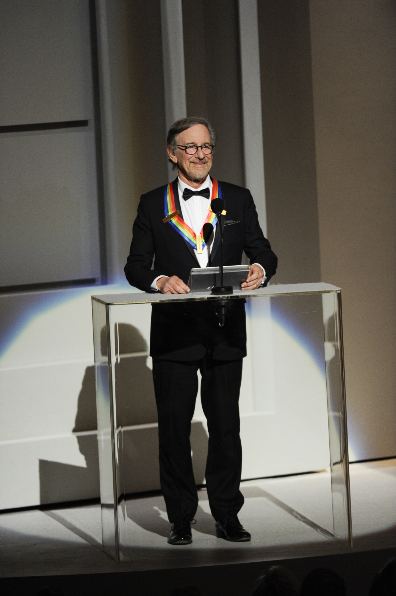 Steven Spielberg Speaks at the 37th Annual Kennedy Center Honors