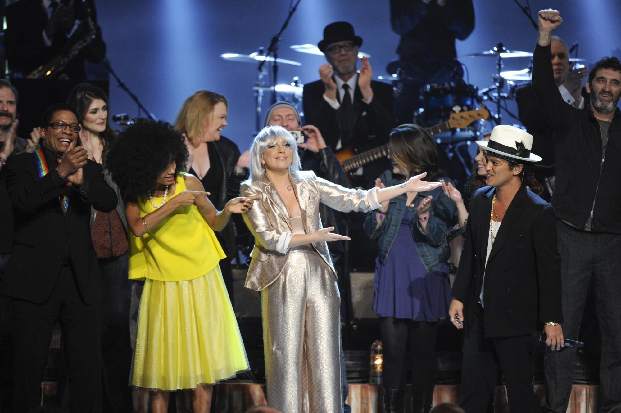 Herbie Hancock, Esperanza Spalding, Lady Gaga, and Bruno Mars