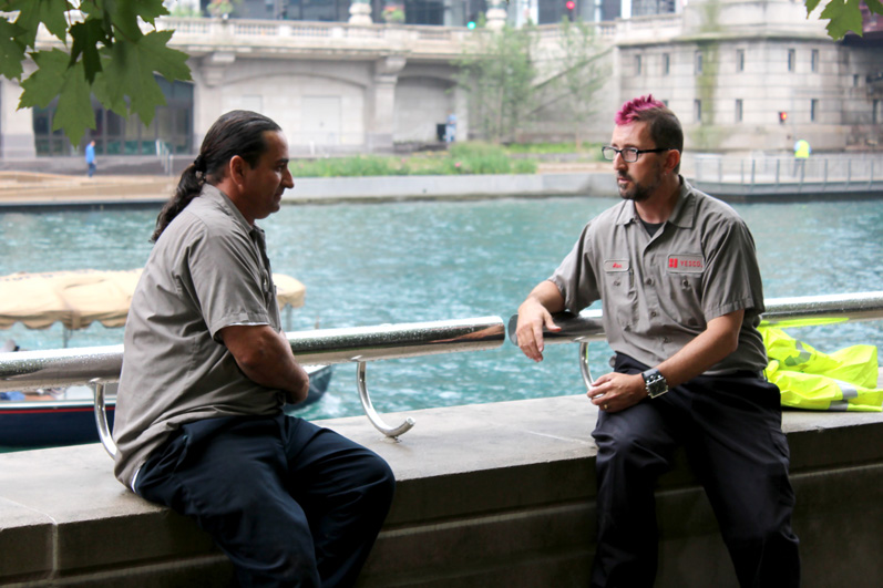 A sit down with one of YESCO's employees helps Jeffrey see the many sides to his business.