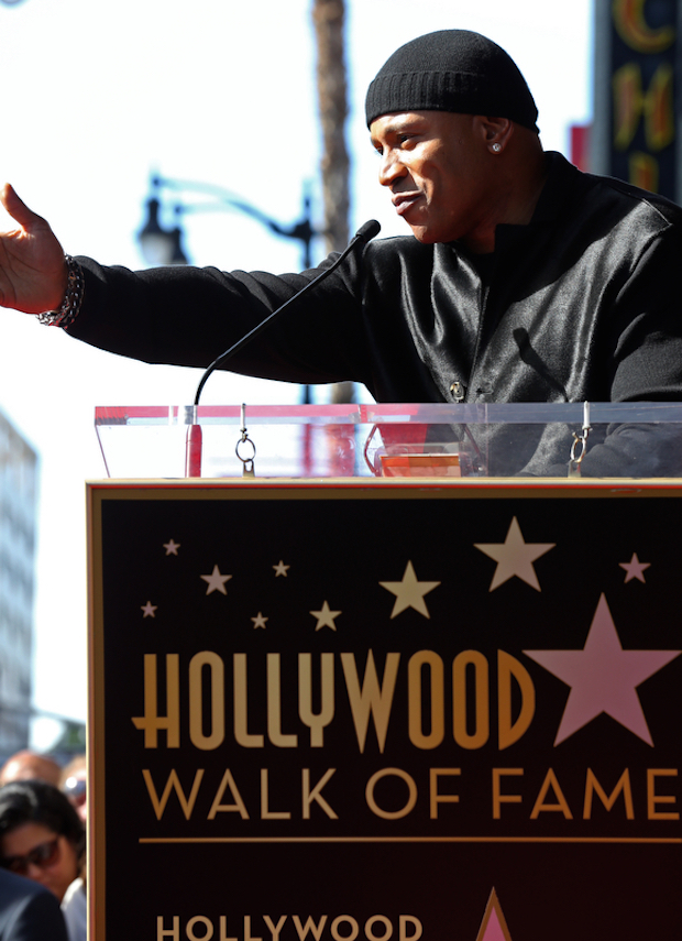 LL COOL J gave a thank you speech