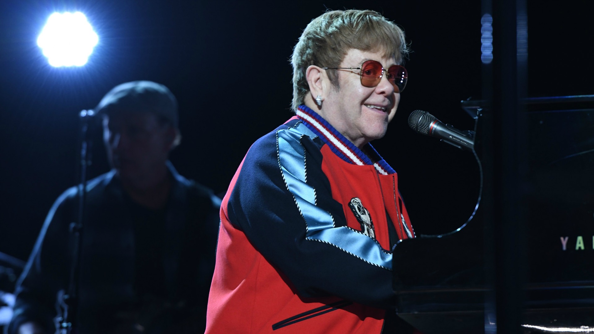 Legendary singer Sir Elton John, who's set to receive the Recording Academy President's 2018 Merit Award, rehearses for Music's Biggest Night®.
