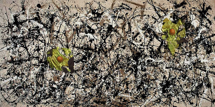 Autumn Rhythm with Avocado (Number 30), Jackson Pollack,1950