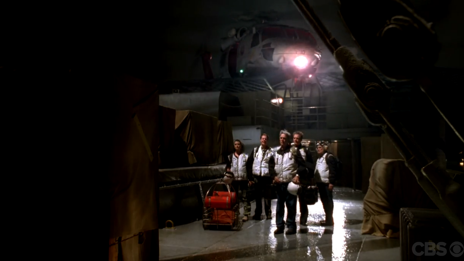 NCIS team landing