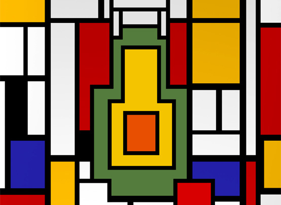 Composition with Avocado, Piet Mondrian, c. 1940