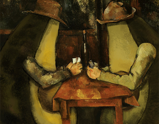 The Card Players with Avocado, Paul Cezanne, 1894