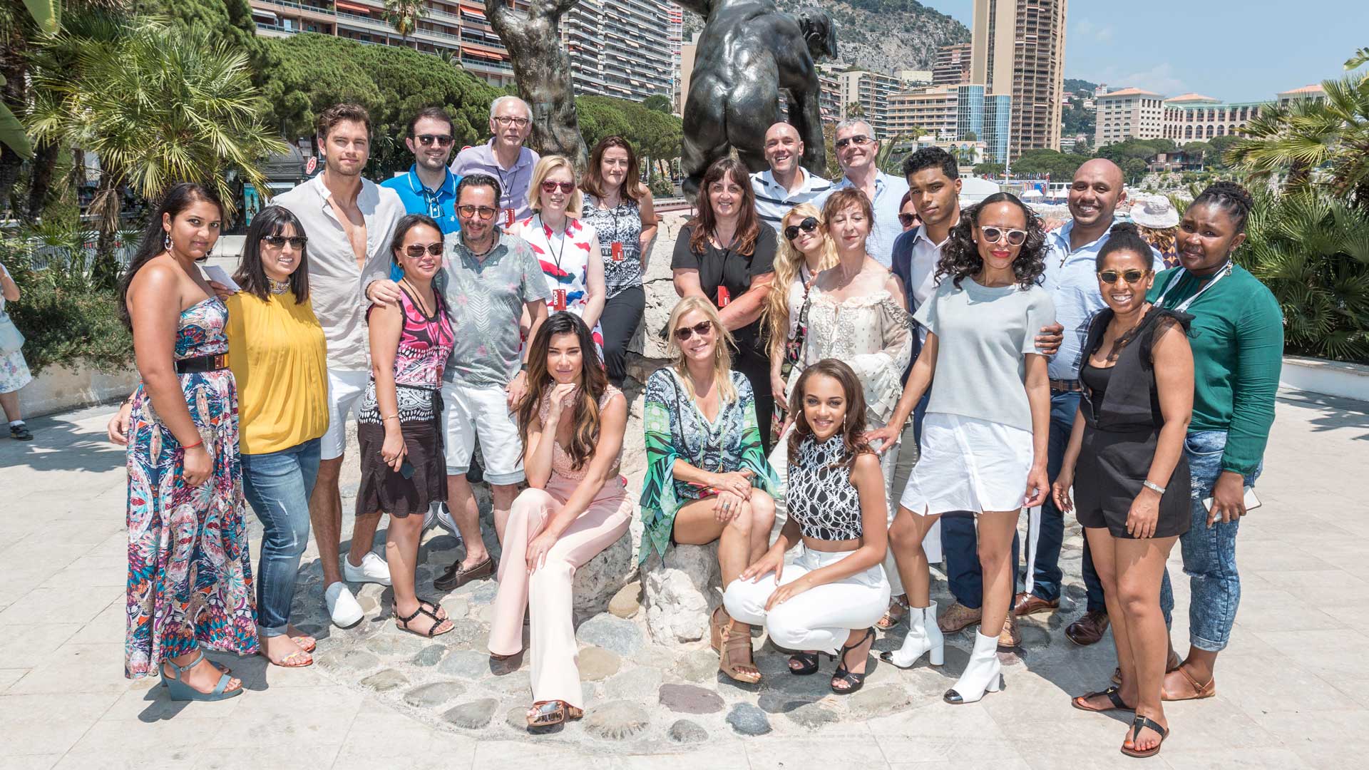 The cast of B&B hit the beautiful beaches of the French Riviera.