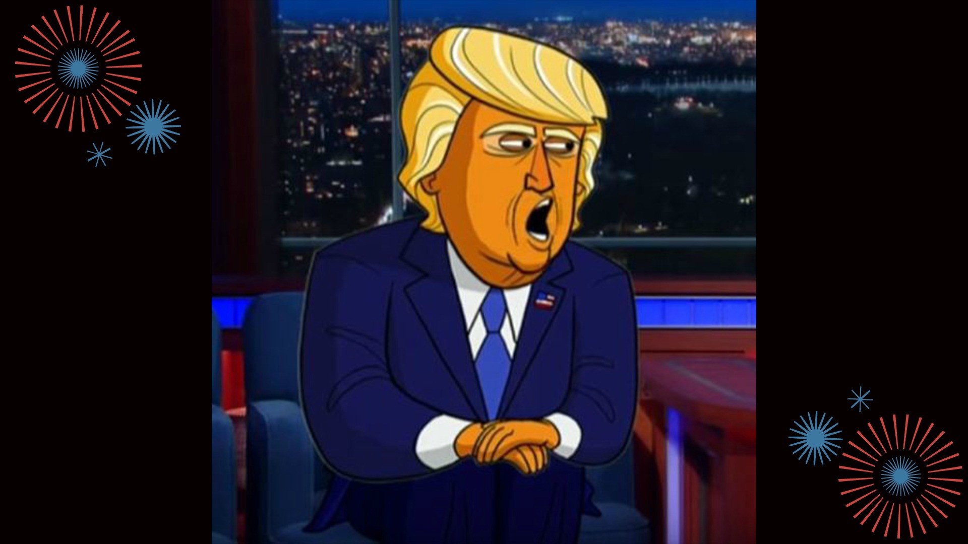 A: Cartoon Trump!