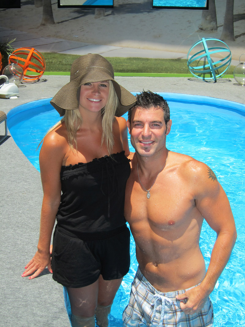 Jordan and Jeff By the Pool