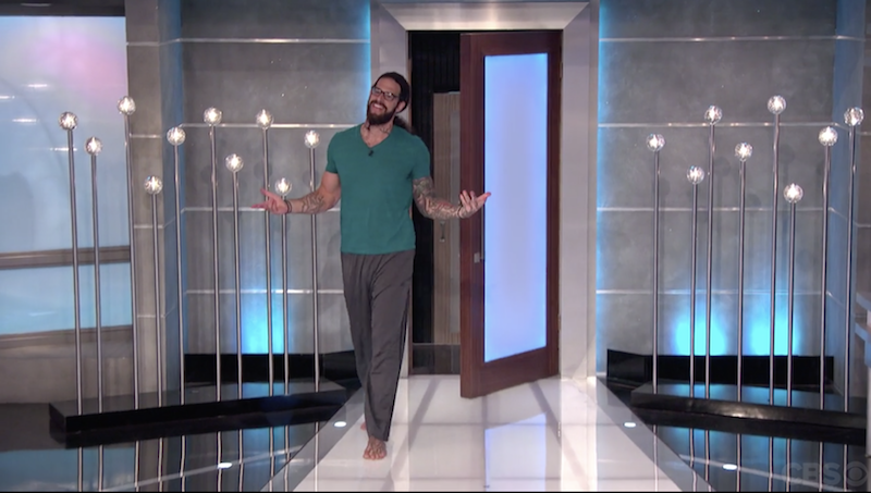 Big Brother 17: Vanessa evicts a barefoot Austin