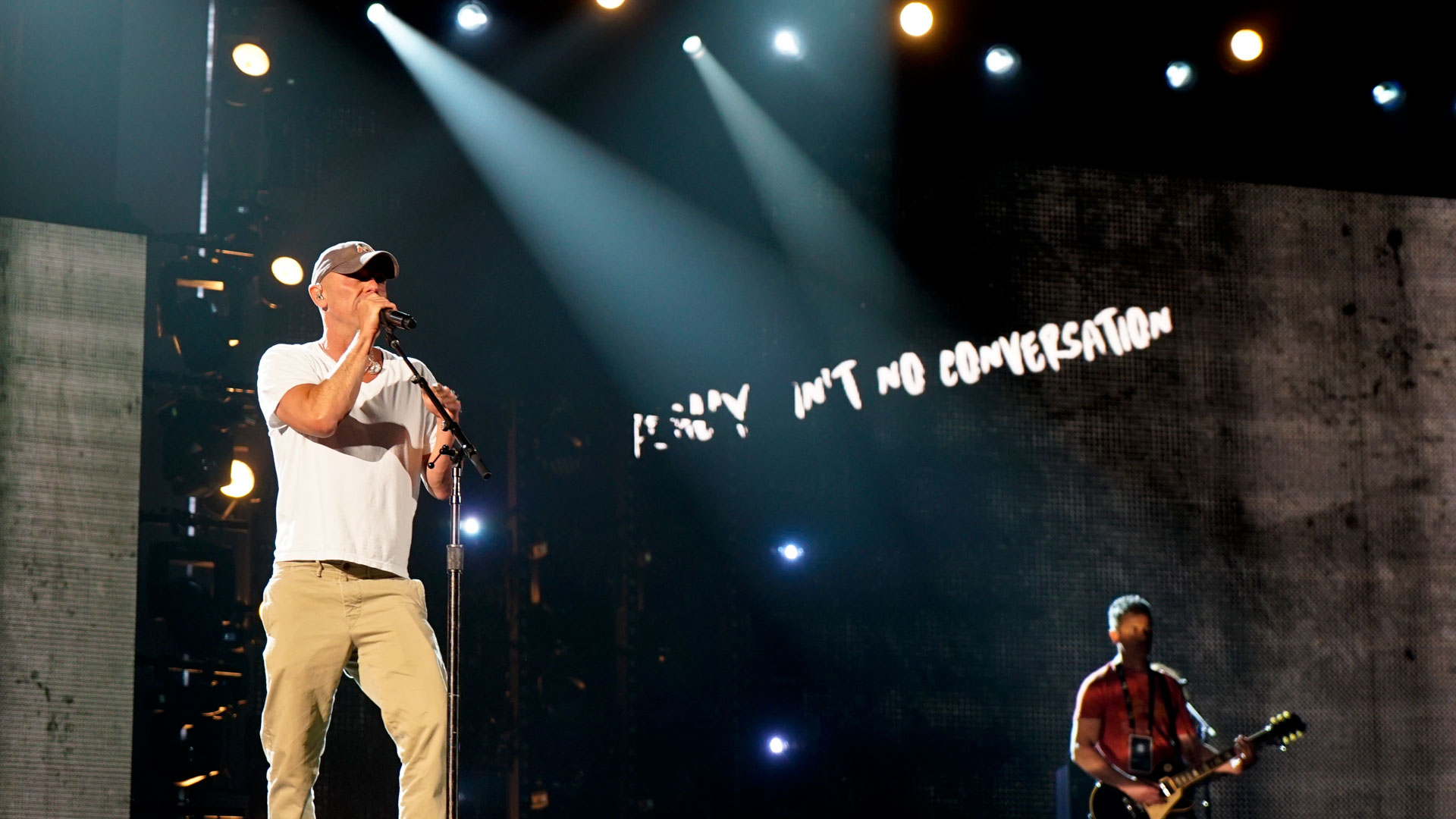 Kenny Chesney tries to silence all the 