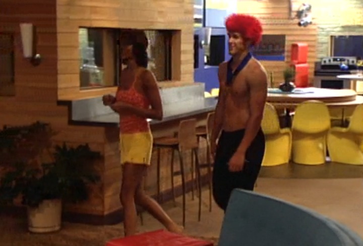 The first hanky-panky caught on the Big Brother cameras