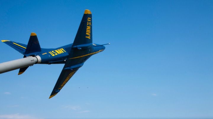 There are only 17 officers in the Blue Angels each year.