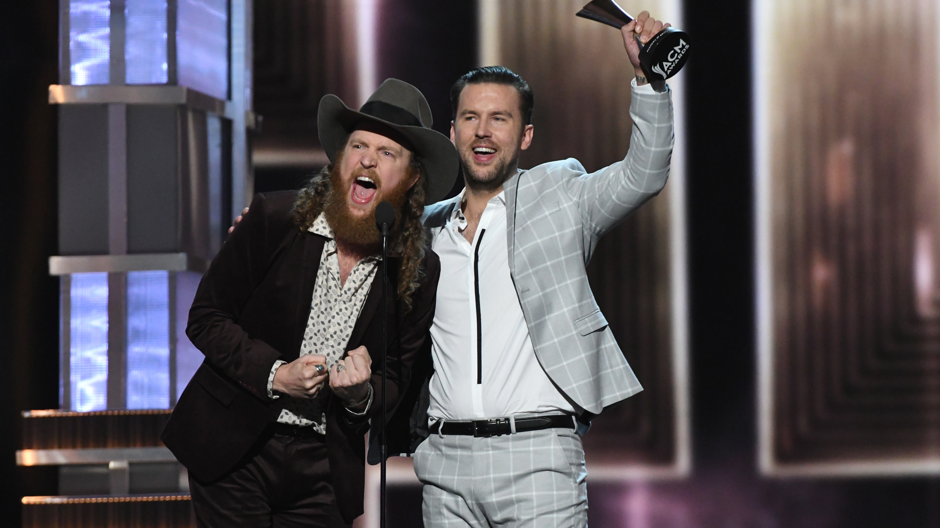 Brothers Osborne wins Vocal Duo Of The Year at the 52nd ACM Awards