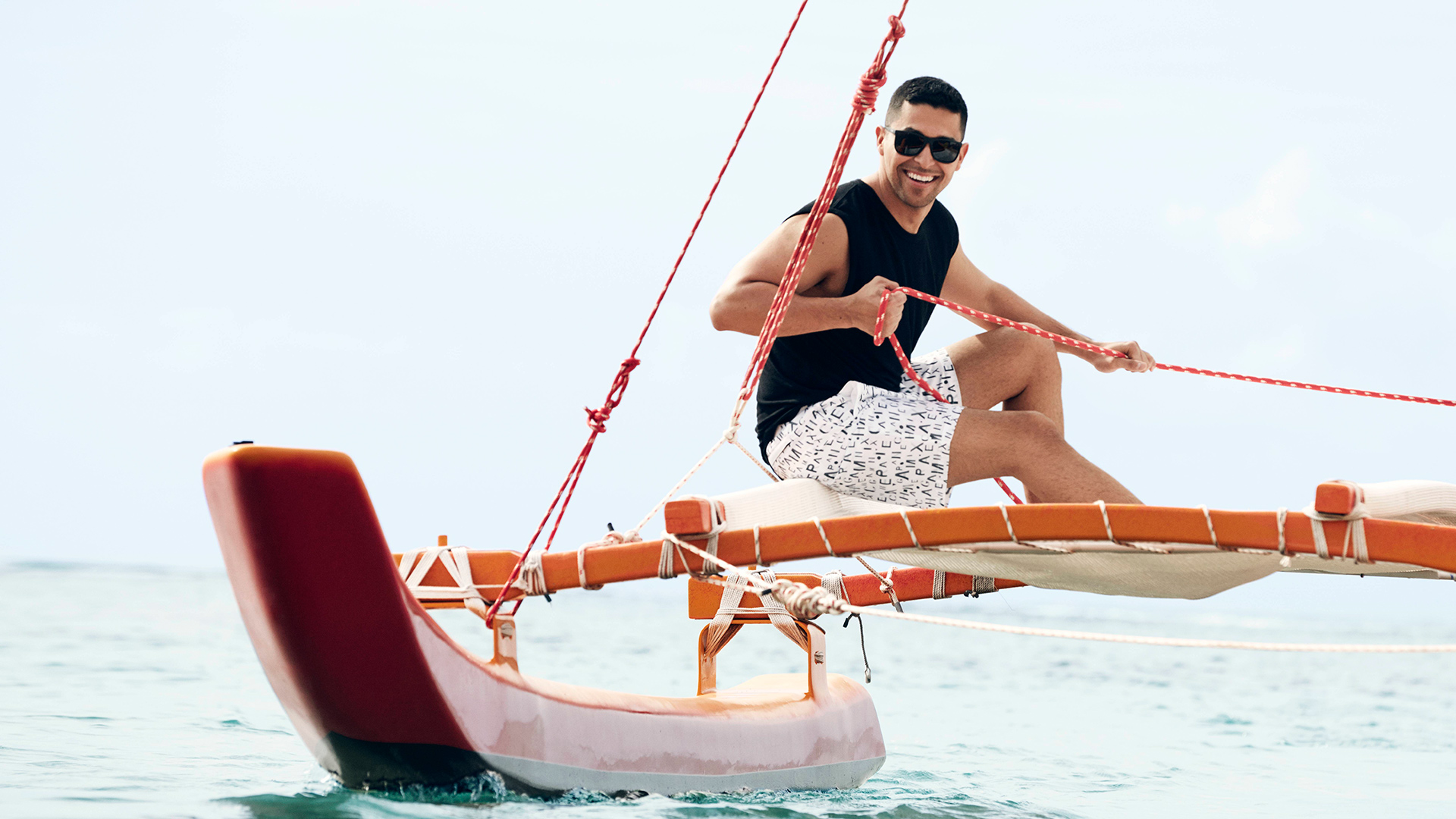We'd sail away with Wilmer Valderrama any day