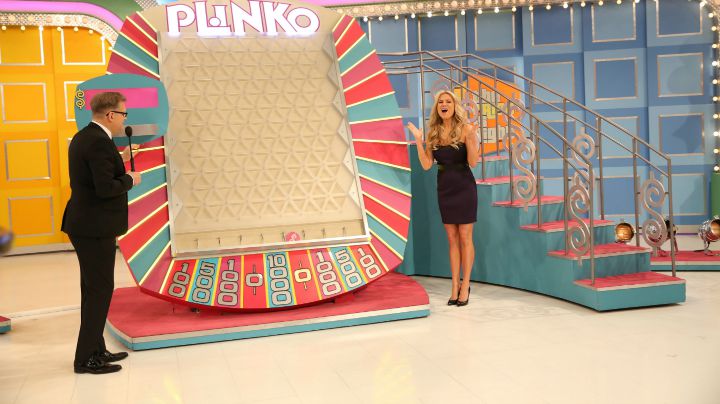 The first ever Plinko contestant scored big.