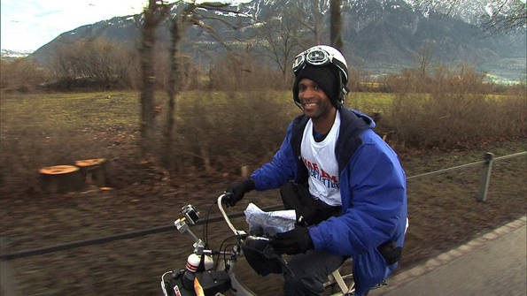 Flight Time on a Bike