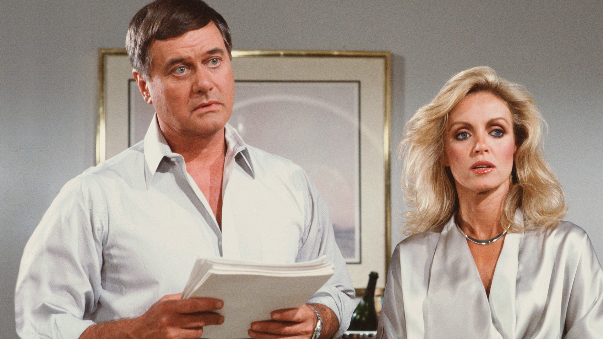 Double trouble with Donna Mills and Larry Hagman