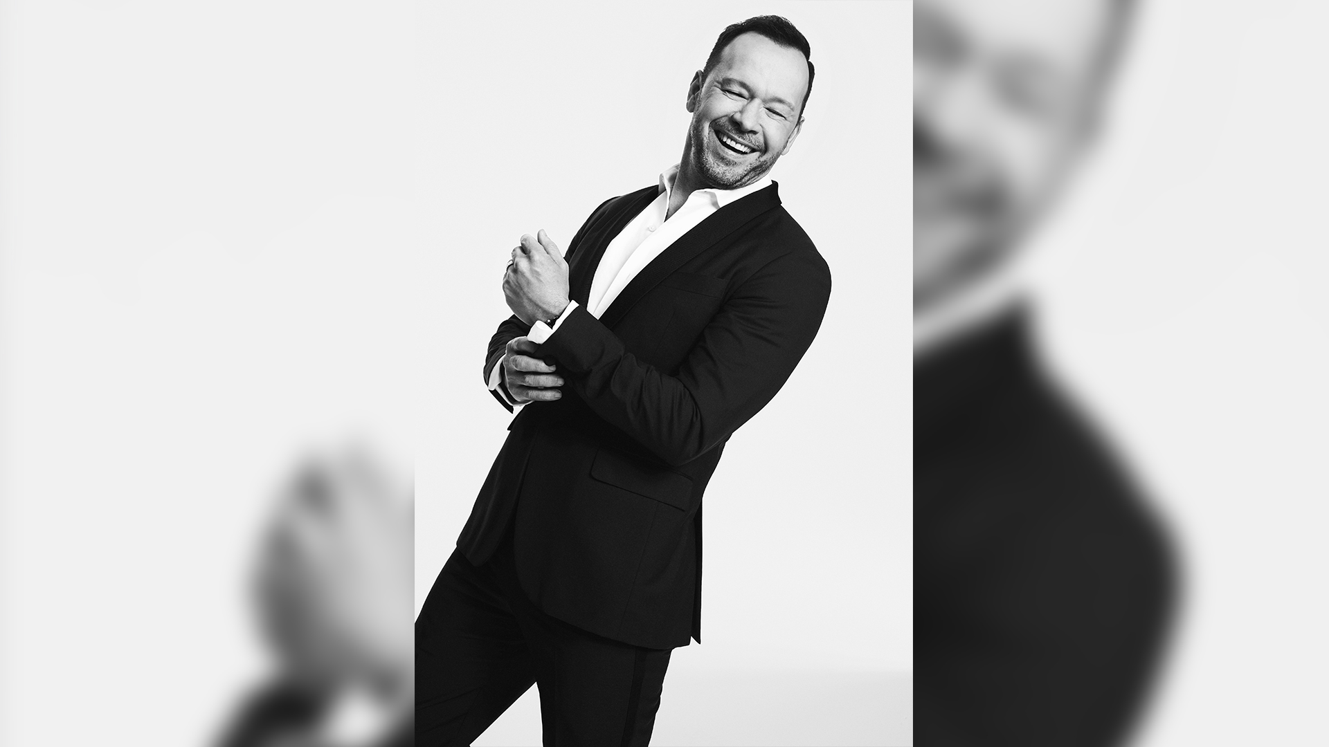 Donnie Wahlberg likes to laugh