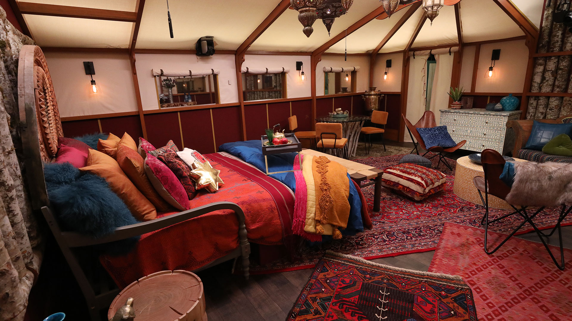The HOH room is the definition of glamping