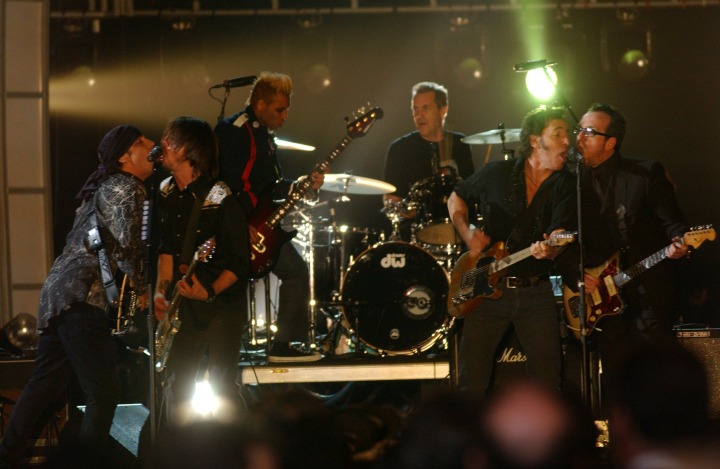 Bruce Springsteen, Elvis Costello, Dave Grohl, and Steven Van Zandt (2003)