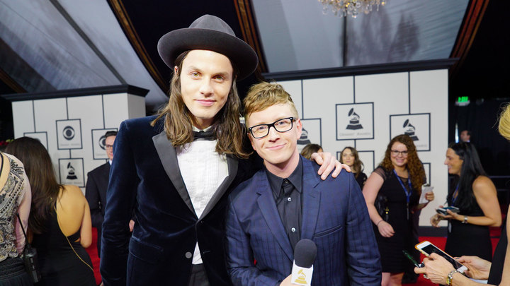 GRAMMYs 2016: James Bay and Tyler Oakley