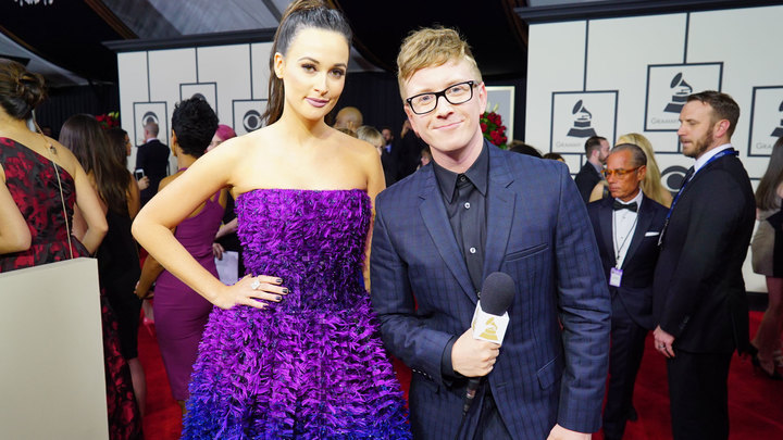 GRAMMYs 2016: Kacey Musgraves and Tyler Oakley