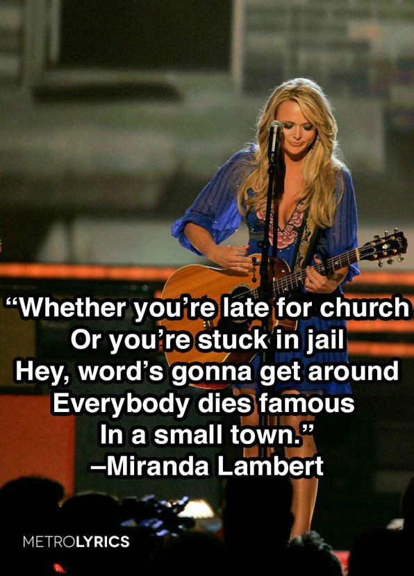 3. Miranda Lambert, “Famous In A Small Town”