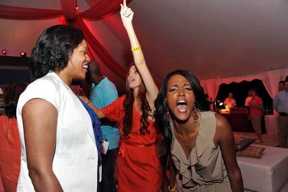 Kisha and Jen at the Reunion