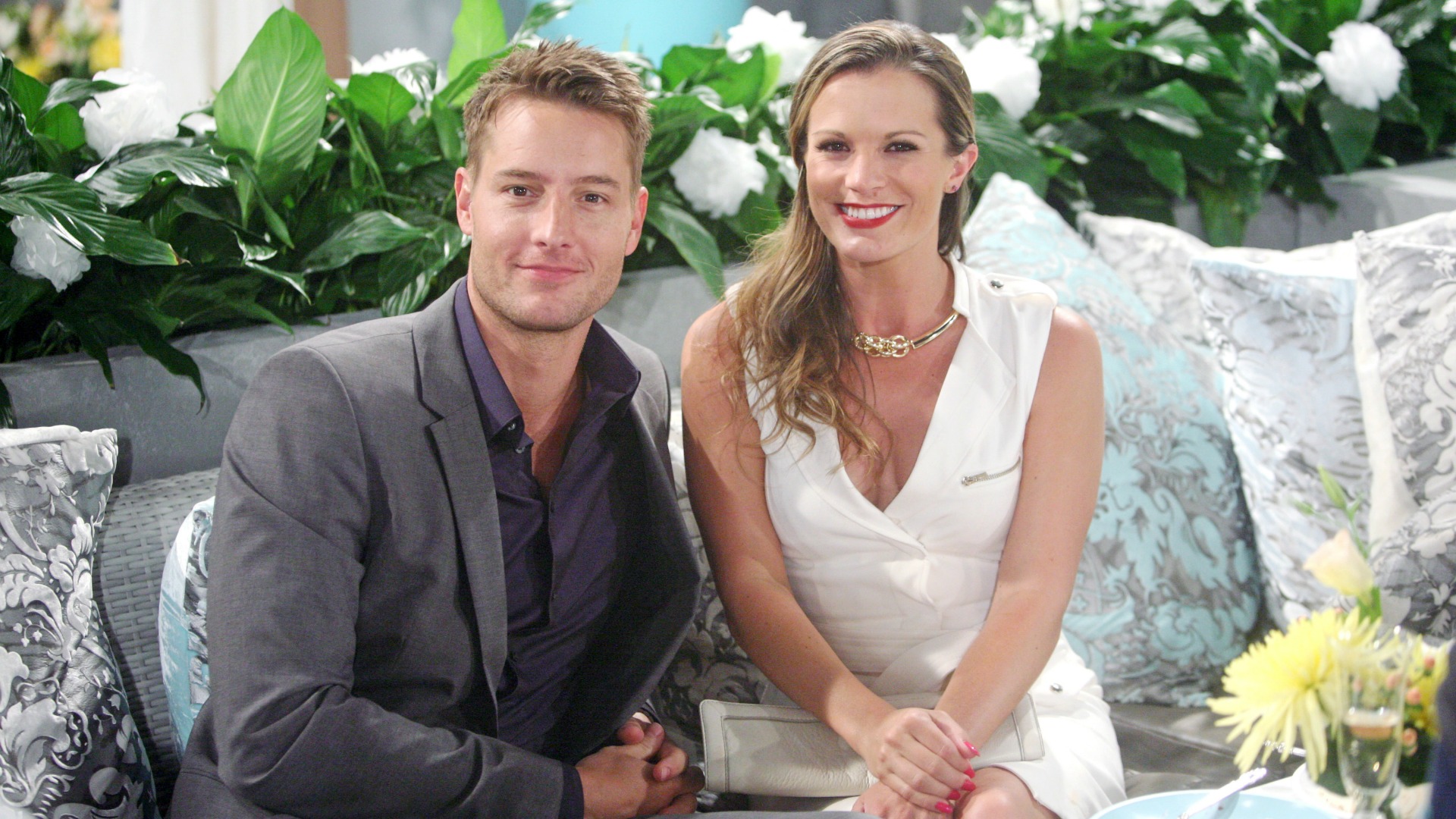 How do you and Melissa Claire Egan prepare for your scenes together?