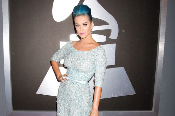 (2012) We're crazy for these shades of blue, especially on her.