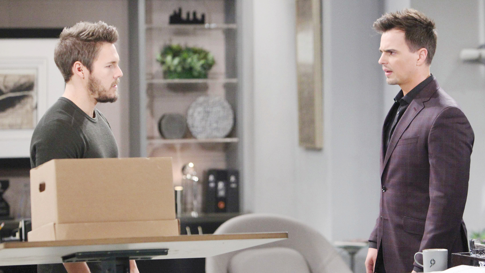 Liam floors Wyatt by sharing the news that their father, Bill, slept with Liam's wife, Steffy.