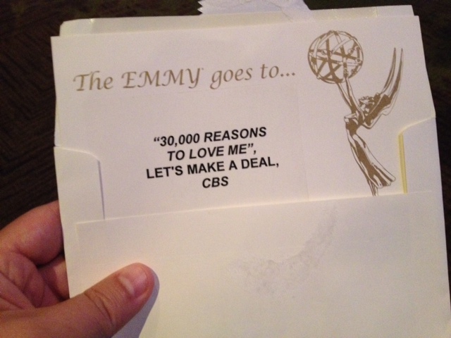 And The Emmy Goes To....