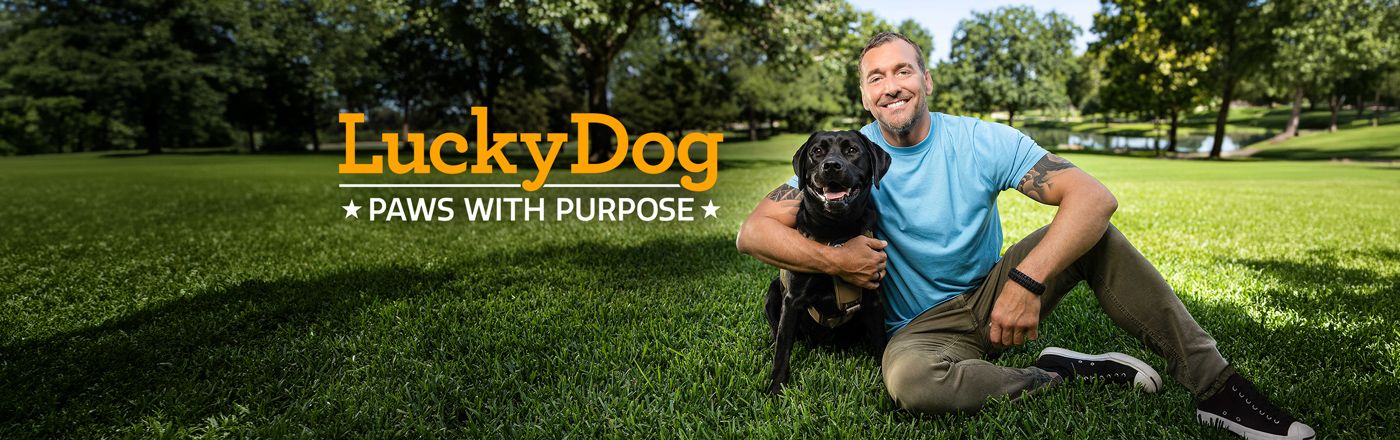 Lucky Dog: Paws With Purpose LOGO