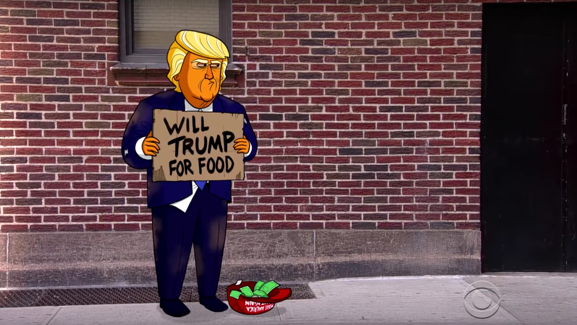 A: Cartoon Trump!
