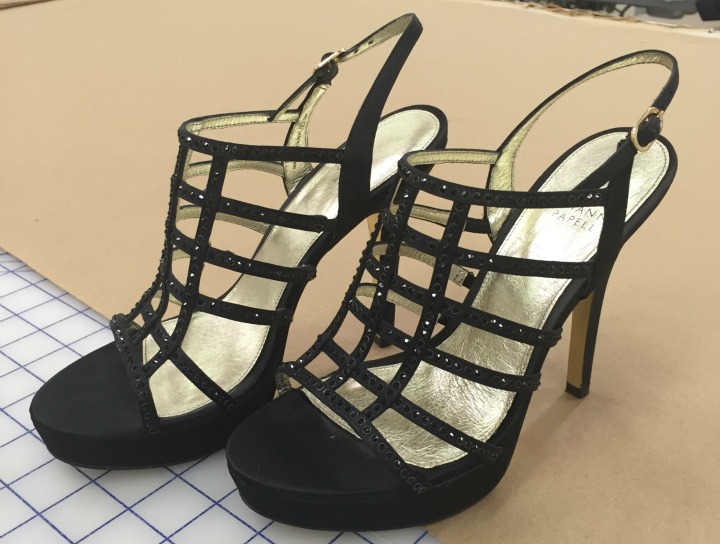 Who wore these strappy heels?