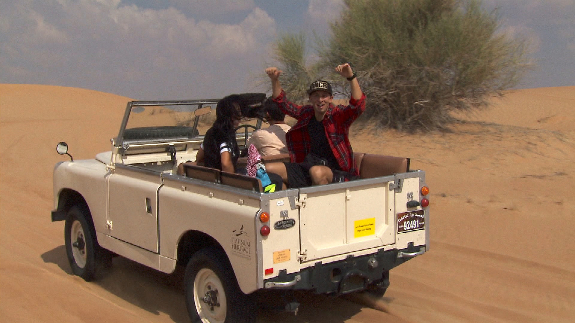 Matt and Dana take a ride in the desert toward Detour A.