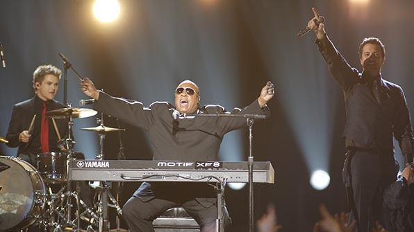 When Stevie Wonder made everyone’s jaws drop. 